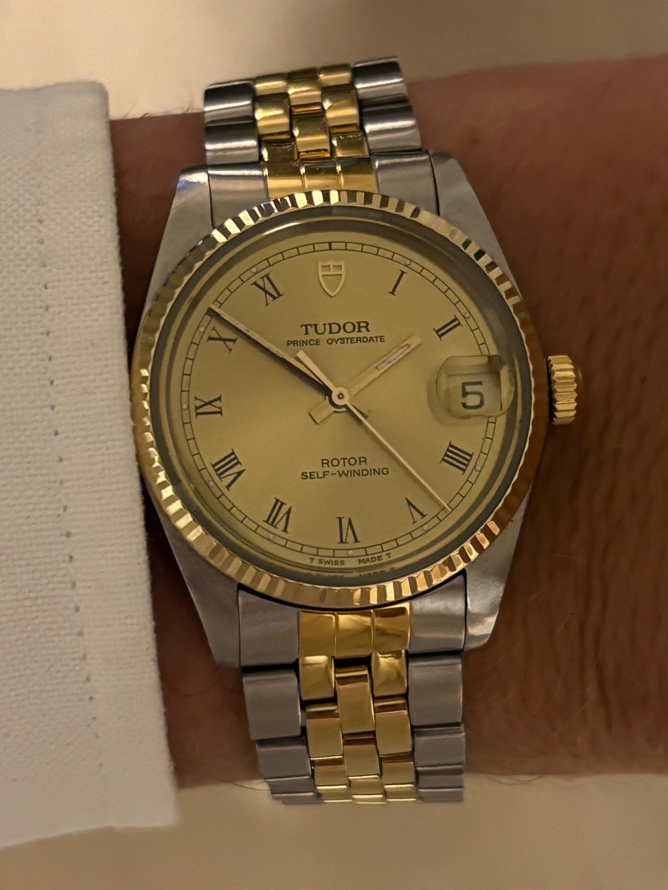 Tudor Prince Oysterdate - Roman numerals