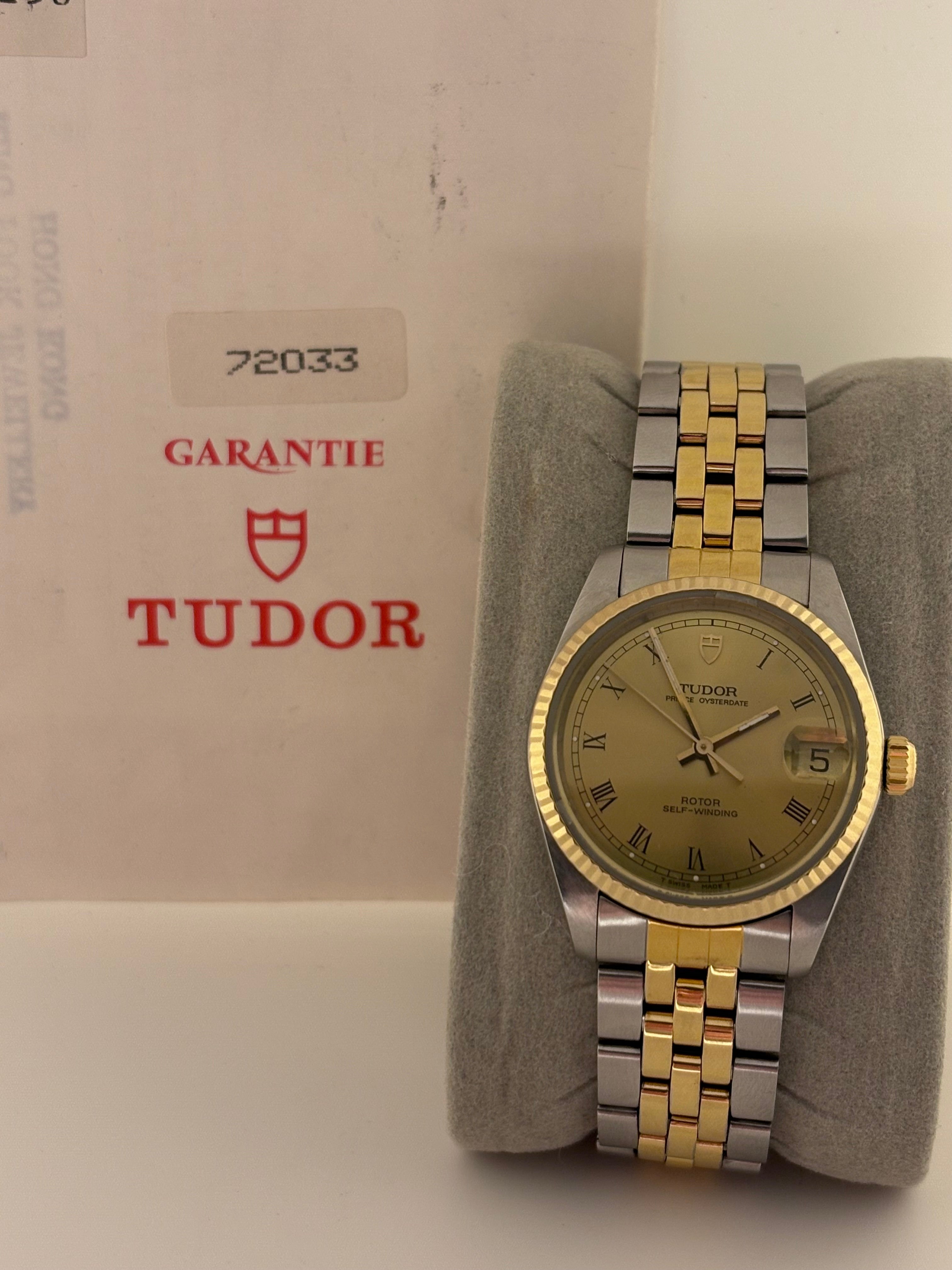 Tudor Prince Oysterdate - Roman numerals